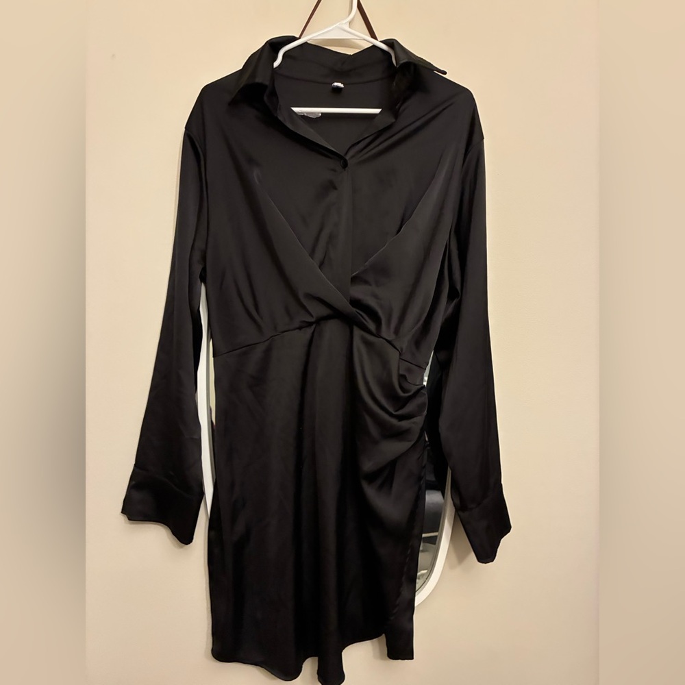 Elegant Black Knot Dress